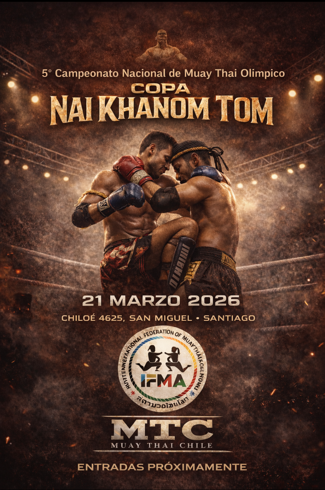 5º Campeonato Nacional de Muay Thai - IFMA Chile